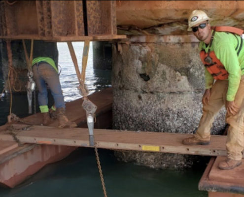 Structural Repairs to Jetty Pilings